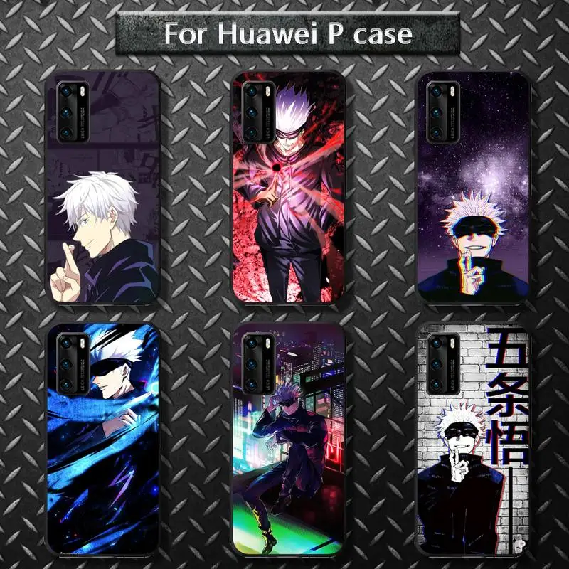 

Jujutsu Kaisen Gojou Satoru Phone Case for huawei P40 pro lite P8 P9 P10 P20 P30 psmart 2019 2017 2018