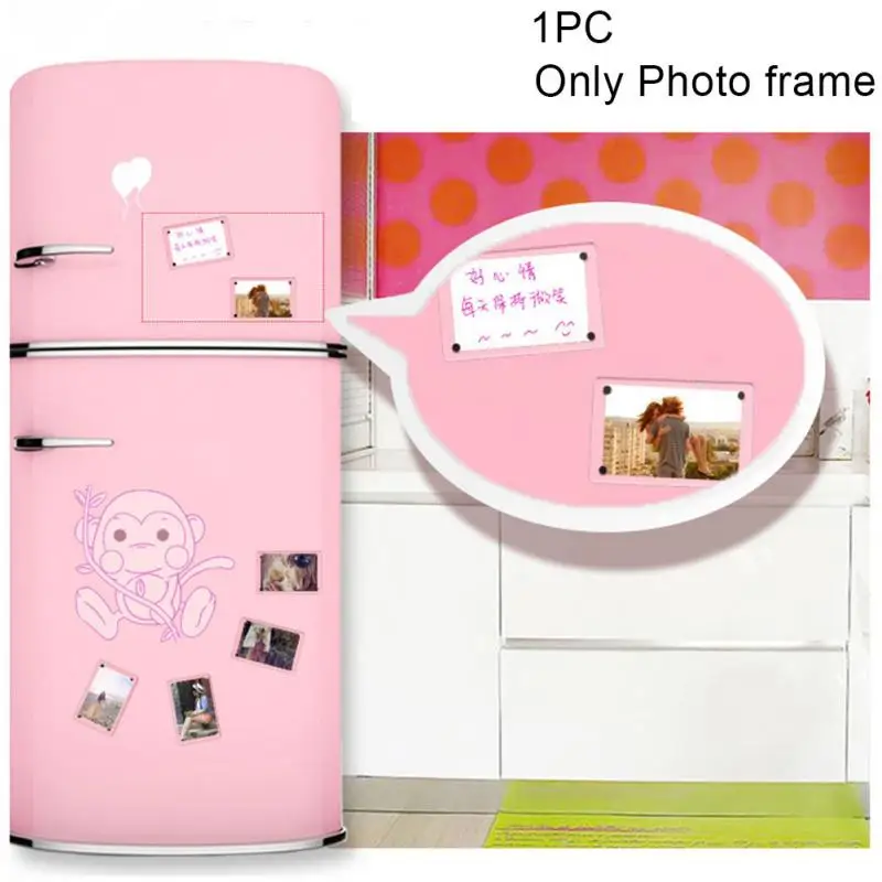 Магнитная фоторамка для пленки акриловый магнит на холодильник фото картина