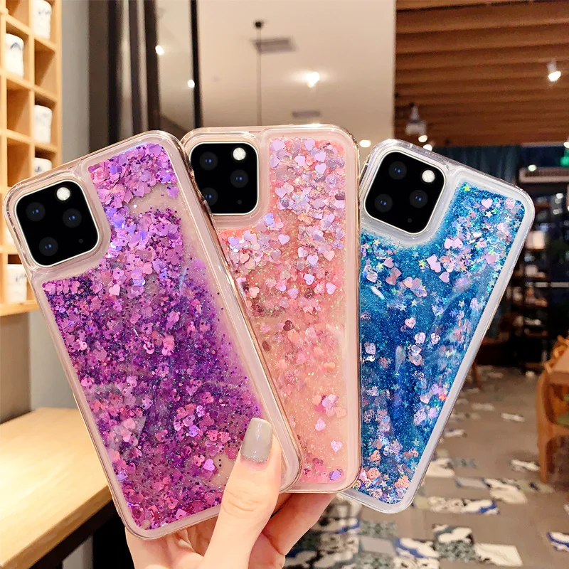 Роскошный милый чехол для Apple IPhone 11 Pro Max Блестящий силиконовый прозрачный Iphone 6 6S 7