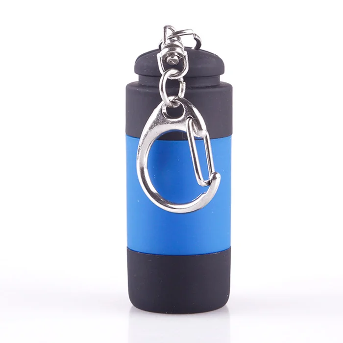 1 шт. Новый мини брелок Карманный фонарь USB Перезаряжаемый светодиодный