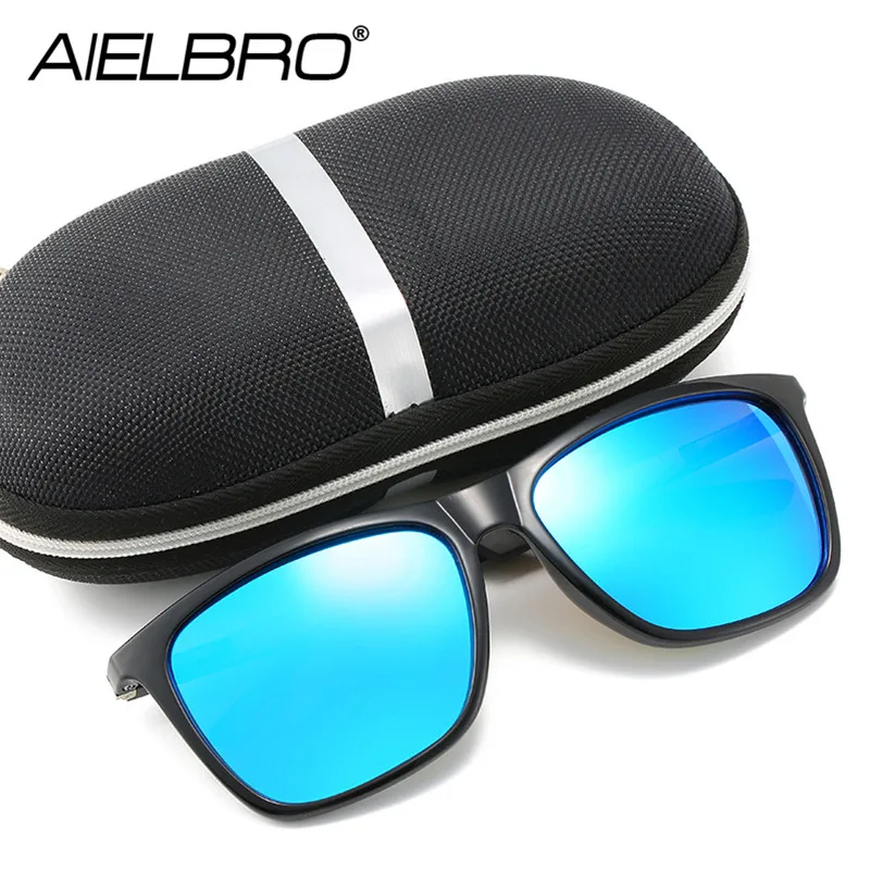 Новые поляризованные солнцезащитные очки для мужчин и женщин из алюминиево