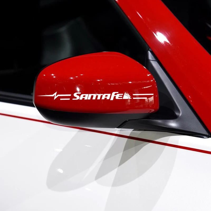 4 шт. для Hyundai Santa fe Ix35 I40 IX20 Veloster Спортивная наклейка ручка гоночной машины эмблема