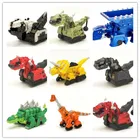 Автомобиль динозавра Dinotrux из сплава, съемный динозавр, игрушечный автомобиль, мини-модели, новые детские подарки, игрушки, модели динозавров