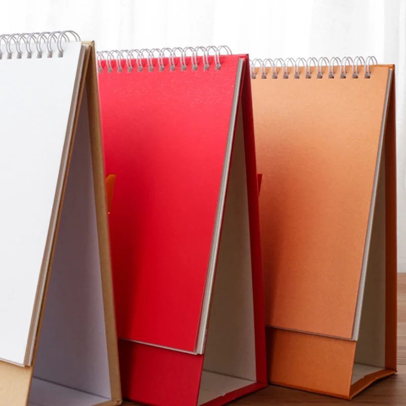 

1pcs New 2021 Kawaii calendar Portable Agenda Diary Weekly Monthly Planner Minimalist Calendar Office Notepad Supplies