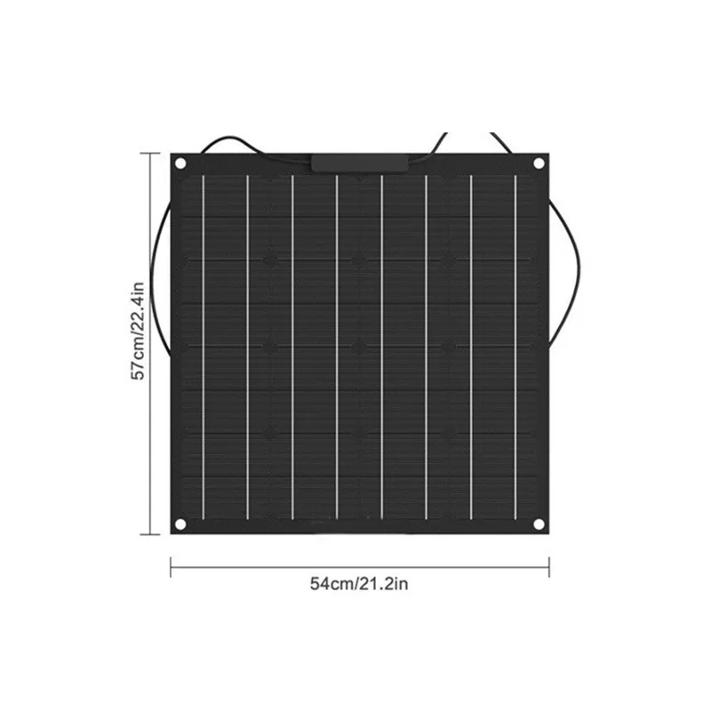 1pcs 50w etfe Китай Заводская цена 50 Вт солнечная панель монокристаллическая Гибкая солнечная панель ETFE 50 Вт моно солнечная батарея Солнечный комплект 12 в зарядное устройство - Цвет: 1pcs 50w etfe