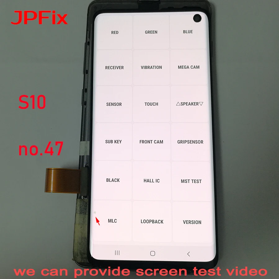 ЖК-дисплей JPFix Super AMOLED для Samsung Galaxy S10/G973/S10Plus/G975 сенсорный экран в сборе с рамкой