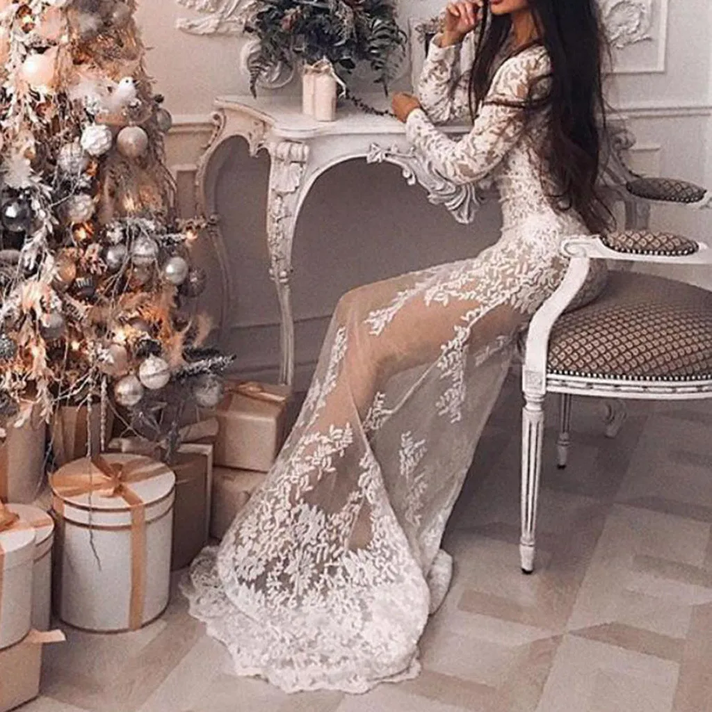 Feitong Женская мода платья больших размеров сексуальные без рукавов Глубокий