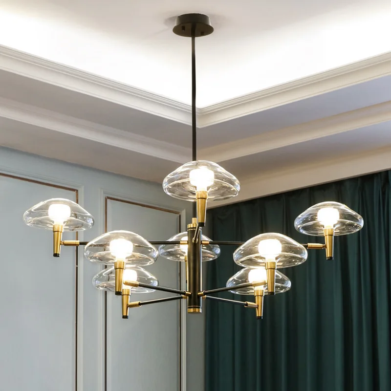 Modern Living Room/bedroom/minimalist/restaurant Pendant Light Nordic Clothing Decoration Glass Ball Lamp luminaria | Лампы и