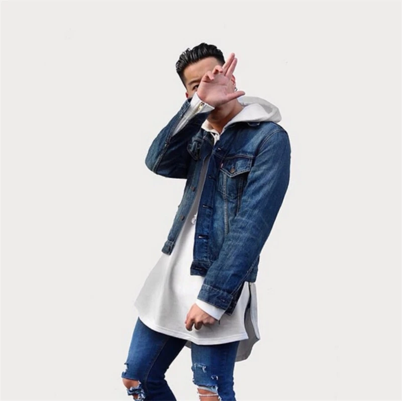 Для мужчин хип хоп с капюшоном Металл мульти молния 2019 демисезонная уличная