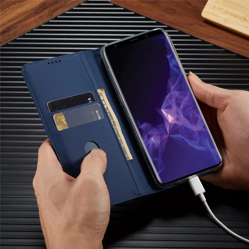 S9 Plus чехол для samsung S9 Plus чехол флип-чехол для телефона Магнитный на samsung Galaxy S9 Чехол кожаный винтажный кошелек Чехол S9+ чехол