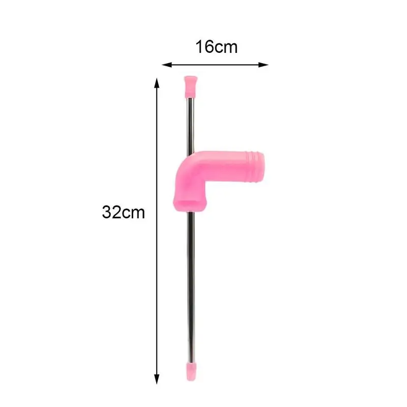 

2PC Beer Snorkel Straw Beer Bong Funnel Slammer Double Snorkel Drinking Beer Bar Tools Festivals Party Dispenser Y1F5