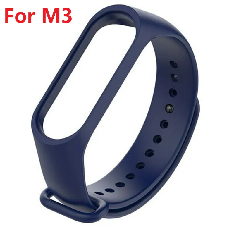 1x умный Браслет для xiaomi mi Band 3 4 спортивный ремешок часы силиконовый ремешок для xiaomi mi band 3 4 браслет mi band 4 3 ремешок - Цвет: For Xiaomi Mi Band 3