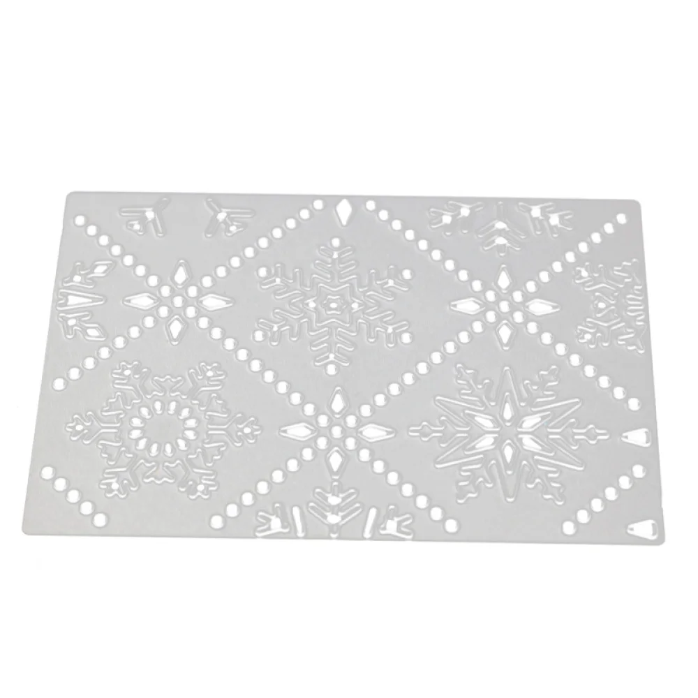 Рождественские снежинки новые металлические высекальные штампы для рукоделия