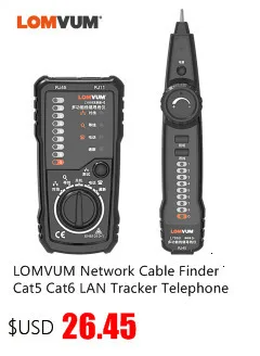 LOMVUM мультиметр True RMS 6000 отсчетов Высокоточный цифровой мультиметр NCV умный мультиметр Авто Диапазон AC/фонарик постоянного тока