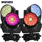 SHEHDS 8 шт. луч + мыть 19x15 Вт светодиодные прожекторы RGBW с приближением с движущейся головкой освещение для DJ вечерние DJ профессиональное оборудование для сцены Быстрая доставка