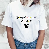 smellty cat letter print t shirt graphic tees women clothes 2021 funny t shirts camiseta mujer harajuku shirt streetwear