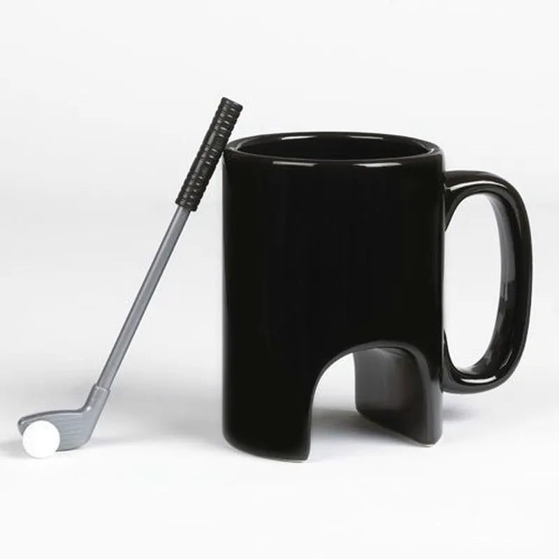 

Creative Golf Ceramic Cup Office New Personality Table Mini Golf Breakfast Coffee Milk Cup Children Couple Birthday Gift