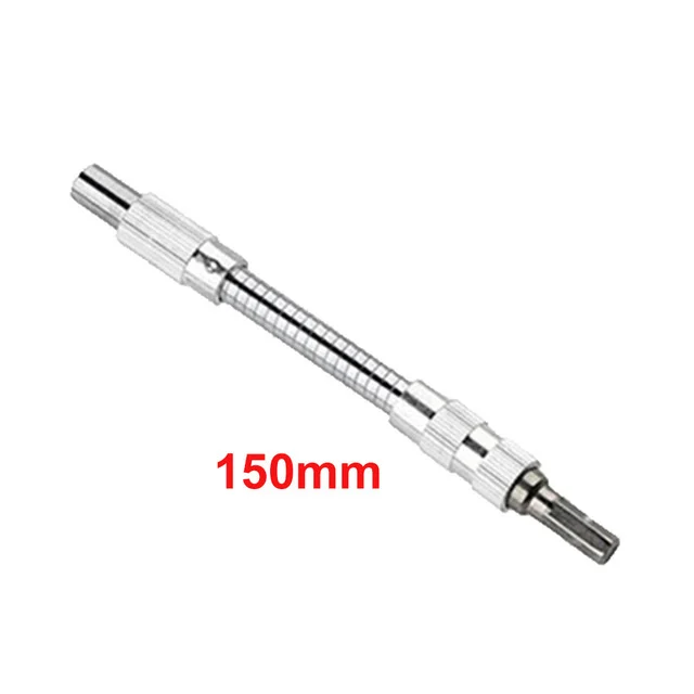 

150 мм/200 мм/300 мм металлический гибкий вал аксессуары для электроинструмента удлинительная Отвертка Держатель сверла соединение