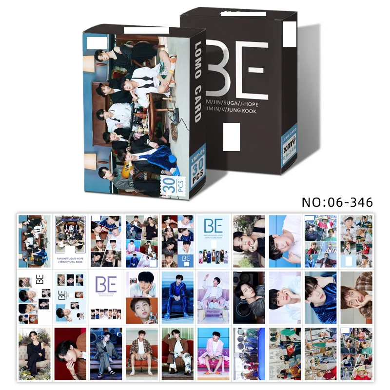 

Kpop 30pcs/box 2021 Sesaon's Greeting BE Bangtan Boys Postercard Photo Card Lomo Card Fashion Boys Poster Picture Fans Wholesale