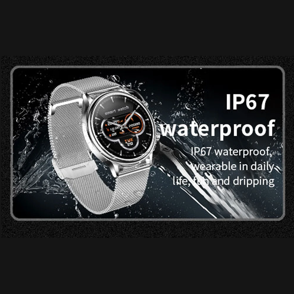 

MISTEP CF81 Smart Watch Men Women IP67 Waterproof Smartwatch ECG PPG Fitness Tracker For Android IOS smart watches