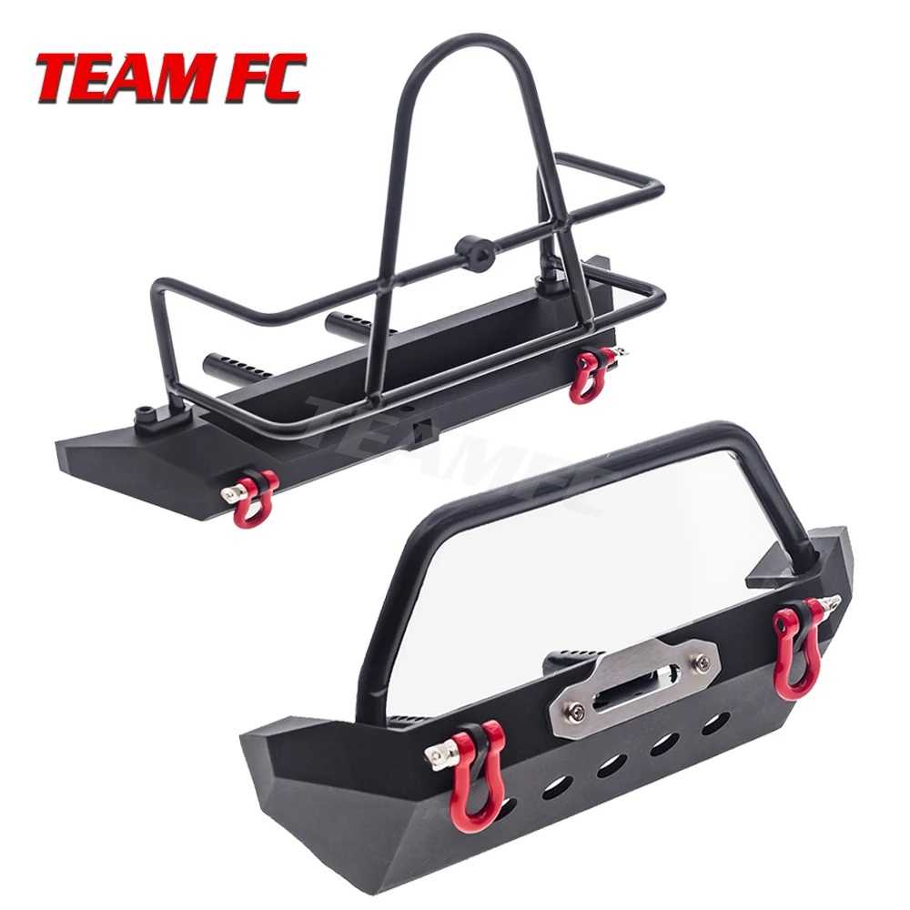 

Metal Front Rear Bumper for 1/10 RC Crawler Traxxas TRX4 Defender Bronco Axial SCX10 SCX10 II 90046 90047 car