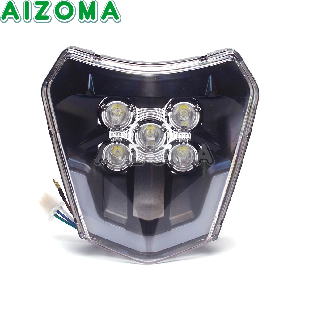 Светильник фара для мотоцикла налобный фонарь велосипеда эндуро 250 300 350 450 500 EXC XC-W