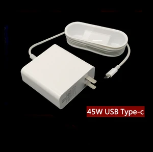 45W Genuine Original OEM USB Type-C PD for Xiaomi Dell HP Lenovo ASUS Acer Smart Phone adc4501tm CDQ02ZM 161201-01 Power Adapter