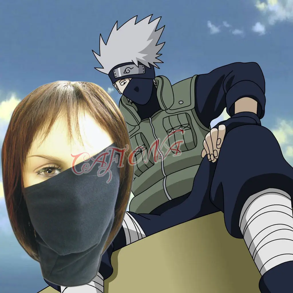 Оптовая продажа маска для костюма аниме ниндзя Хатаке Какаси аксессуары косплея