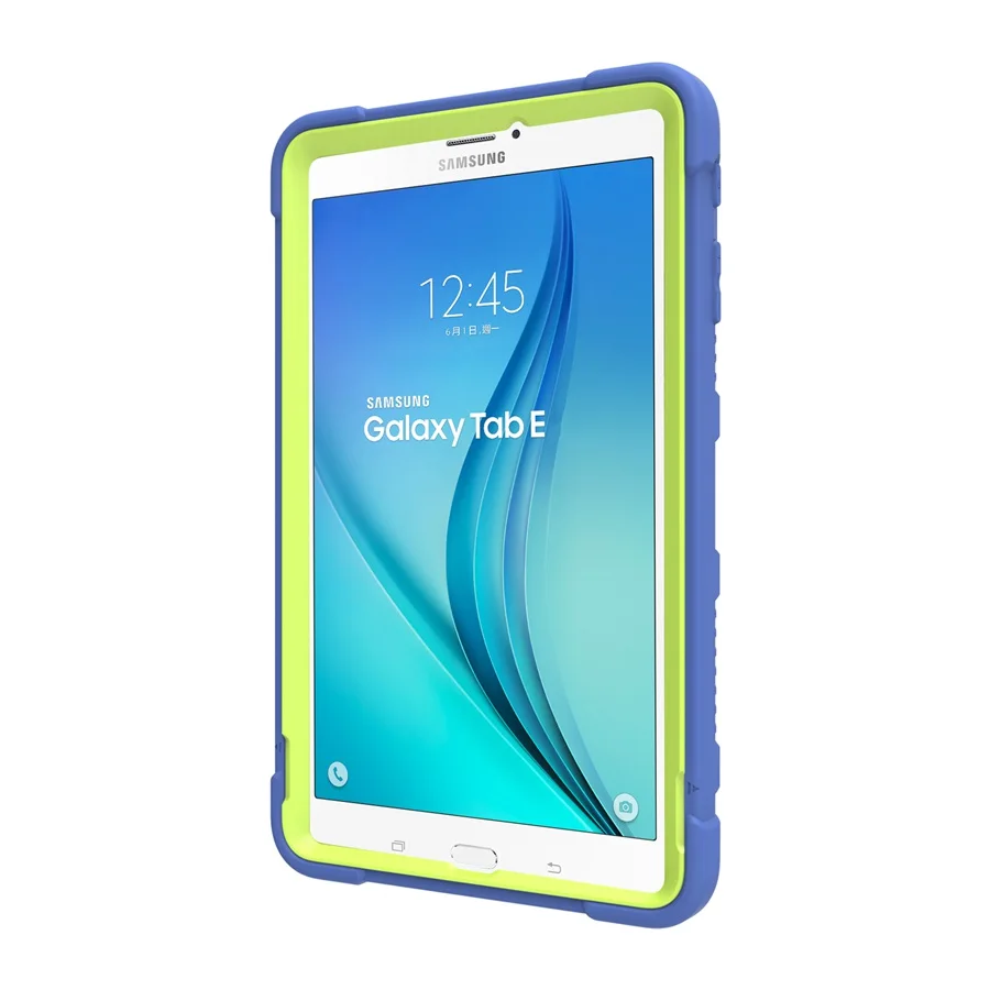 Для Samsung Galaxy Tab E 9,6 SM-T560 T561 прочная гибридная Защита Чехол амортизация Силикон+ крышка ПК с подставкой+ пленка+ ручка