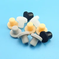 10pcs silicone rubber t type sealed caps male plug stopper 5 5mm 5 8mm 6mm 6 3mm 6 5mm round test tube end caps hole masking