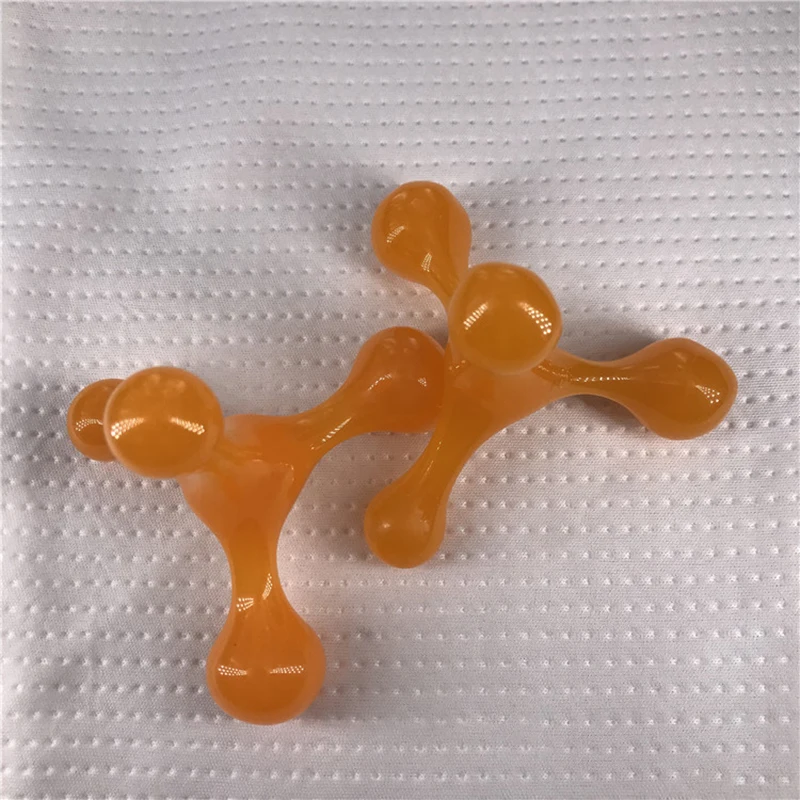 

Mini Beeswax Four Ball Back Massage Stick Arch Body Massager Handheld Health Balance Relax Acupressure Health Massage Tool