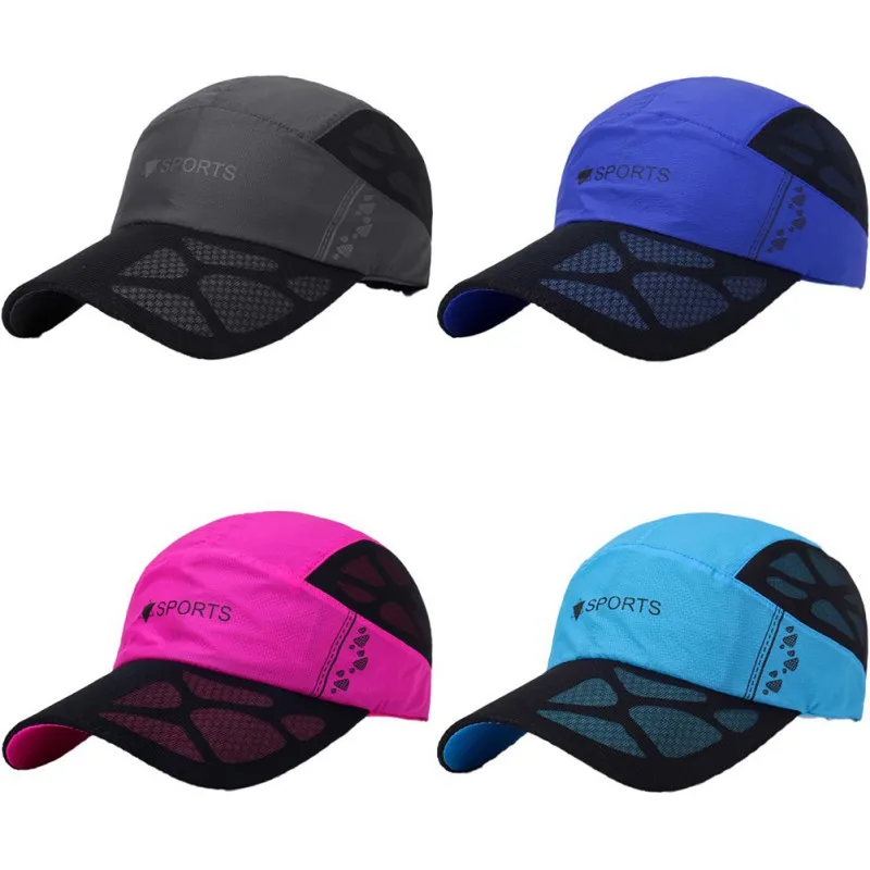 

Summer Baseball Caps Men Women Breathable Quick-Drying Peaked Hat Running Hiking Cap Outdoor Sport Low Brim Deep Top Mesh Hat