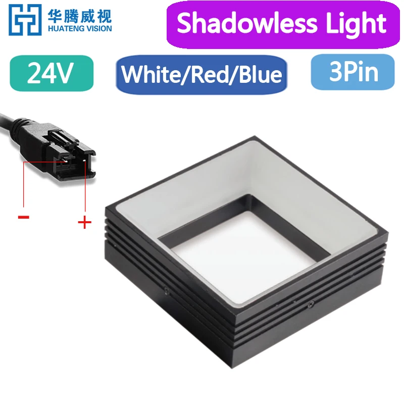 

Квадратная теневая промышленная камера с низким углом освесветильник