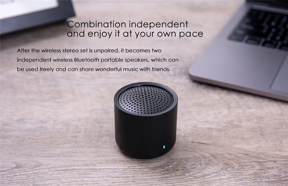 Xiaomi Беспроводная колонка портативная Bluetooth 5,0 мини музыка аудио 2,0 TWS стерео звук динамик с микрофоном для телефона планшета компьютера