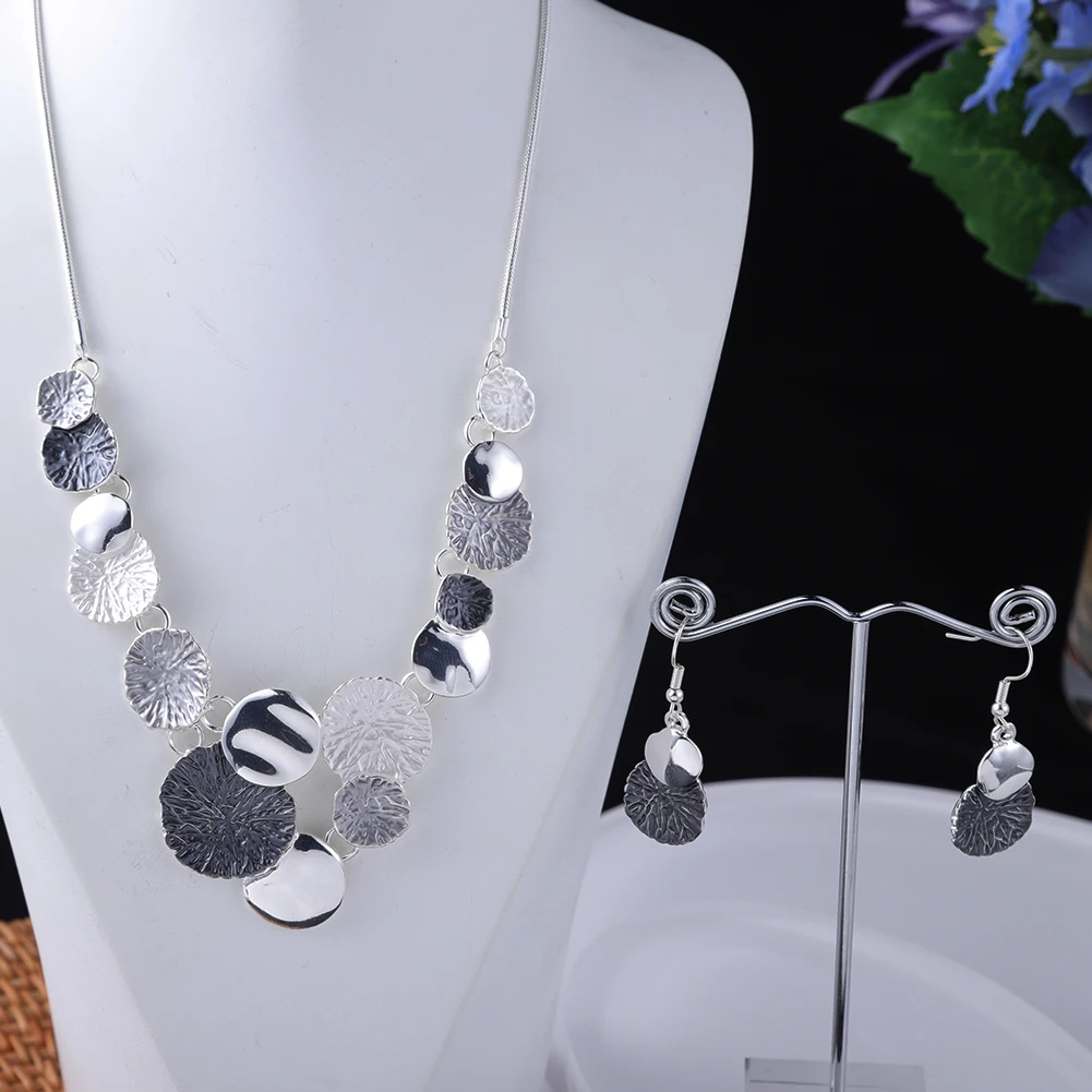 Набор модных массивных ожерелий MeiceM с большим кулоном Модные женские ювелирные