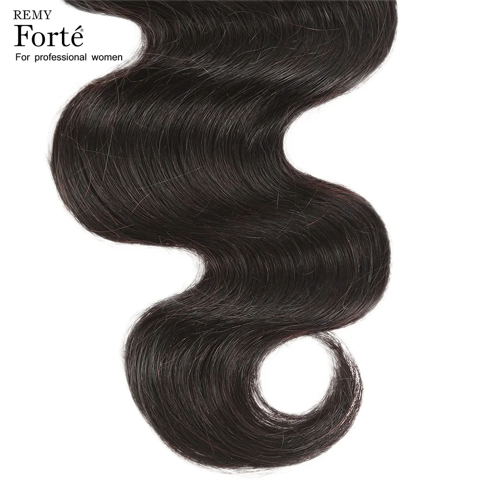 Remy Forte бодиволновые пряди бразильские волосы волнистые натуральный цвет 1/3