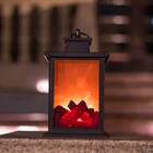 Светодиодные лампы-фонарики с имитацией пламени для камина, светодиодная лампа с эффектом пламени, лампочка с эффектом пламени, декоративная лампа с батарейкой ААА для двора, ретро, гостиной