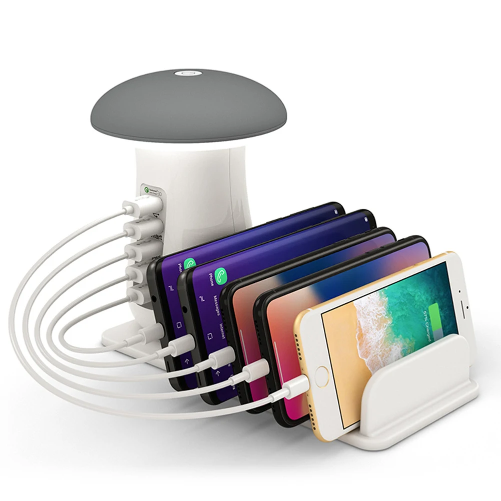 

5 USB-, 50 , QC3.0, iphone, ipad, , - USB