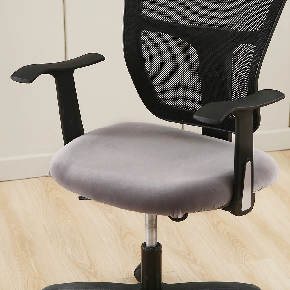 Настоящая Серебряная Бархатная ткань супер мягкий чехол для стула роскошное