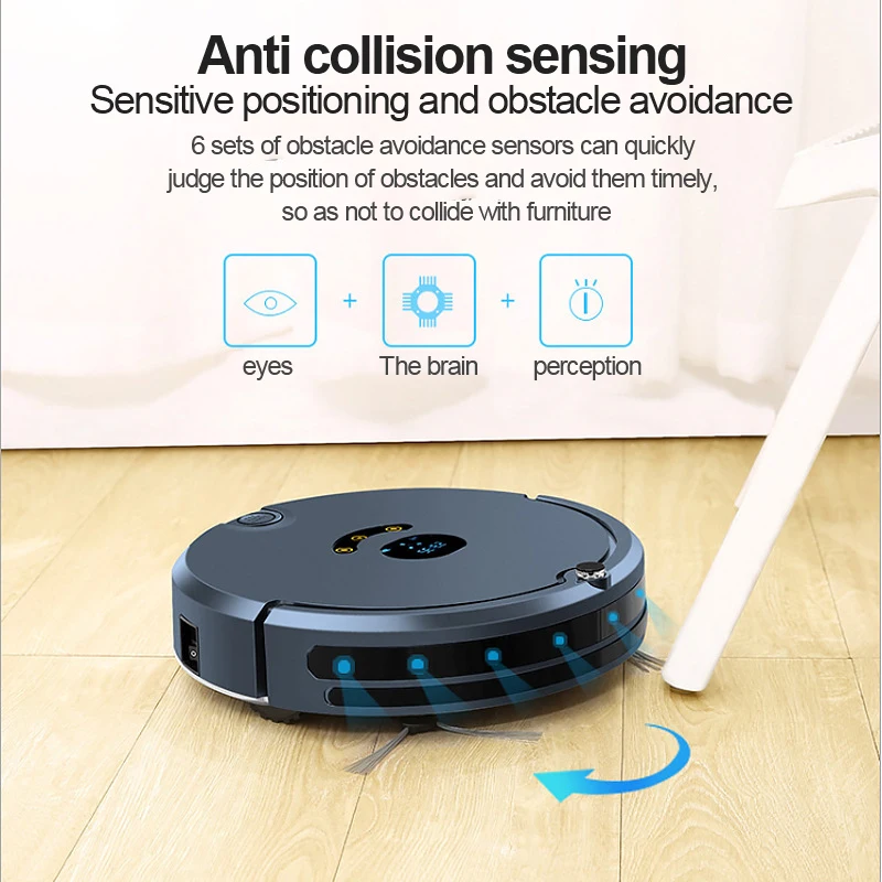 

The floor robot intelligent planning vacuum cleaner mobile phone APP three in one automatic charging