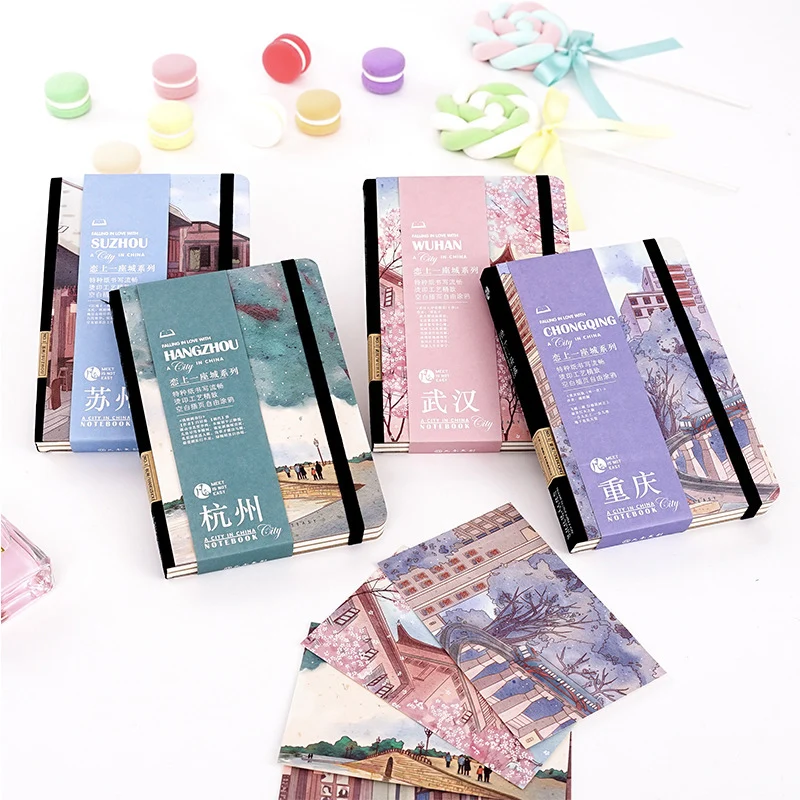 Блокнот и журнал в китайском городском стиле А4 ежедневник для заметок книга