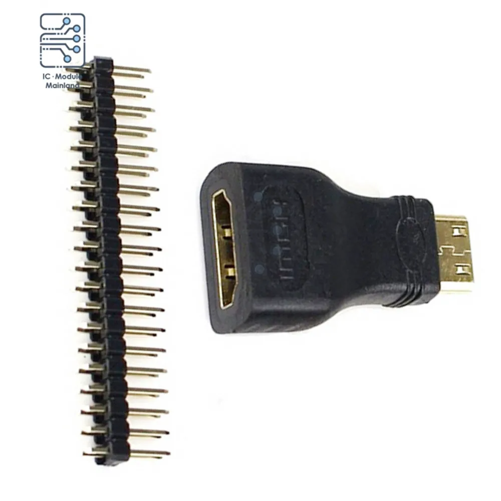 3 in 1 For Raspberry Pi Zero Adapter Kit Mini adapter+Micro USB to USB Female OTG Cable + 20 pin Male GPIO Header