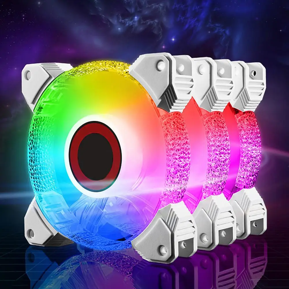 

CPU Cooler Fan Pc Computer 120mm Case Fan RGB Heatsink Aura Sync SATA Interface 12cm Cooler Argb Silent Fan Controller/Cooling