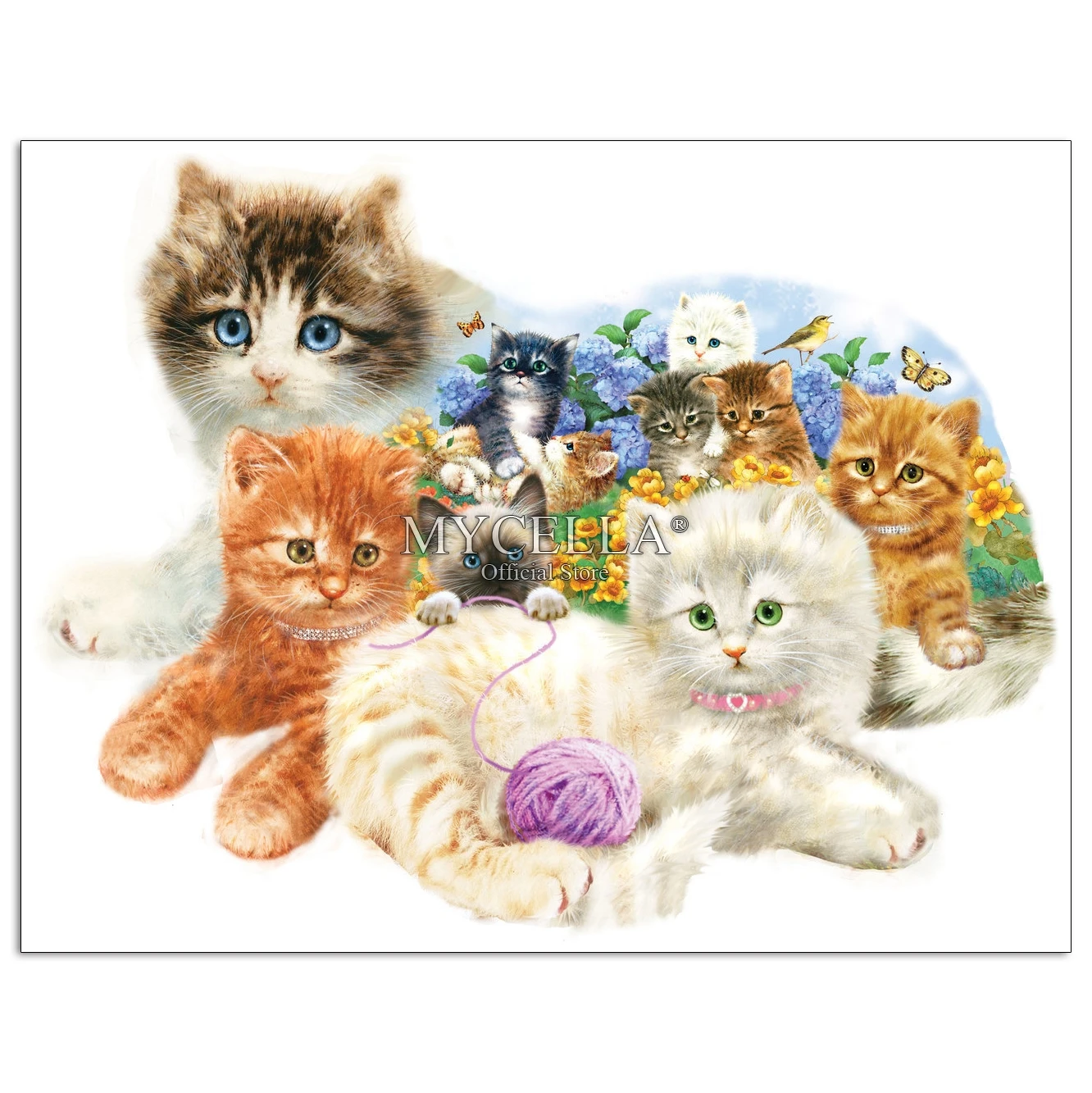 5d алмазная живопись с кошками сделай сам наполненная вышивкой крестиком мозаика