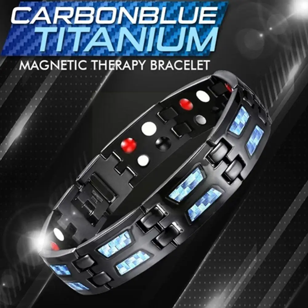 

Energy Magnetic Therapy Bracelet Detachable Healing Bracelet Relief Pain Health Physical Fatigue Bracelet Reduce X8K0