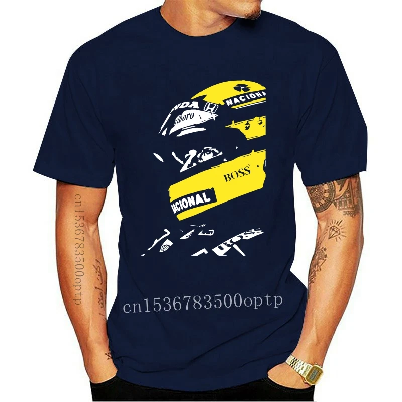 

New Ayrton Senna T Shirt Long Sleeve Sweatshirt Hoodie Youth O-Neck Sunlight Men T-Shirt top tee