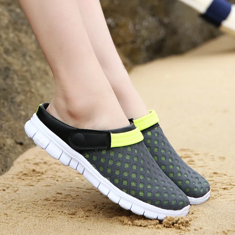 Шлепанцы wchio мужские/женские сетчатая дышащая садовая сандалия пляжные шлепанцы