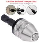 1 шт. быстрозажимный Сверлильный Патрон Отвертка Ударная дрель адаптер 14 ''6,35 мм шестигранным хвостовиком Сверло быстросменная инструментальная адаптер конвертер