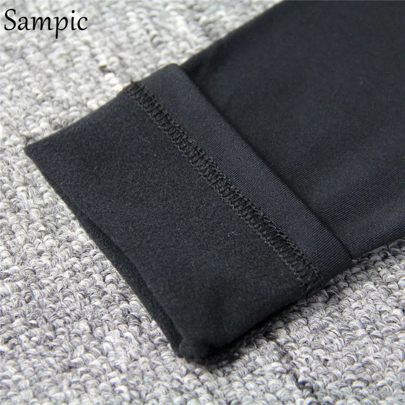 Женское облегающее платье Sampic белое черное красное мини с длинными рукавами и