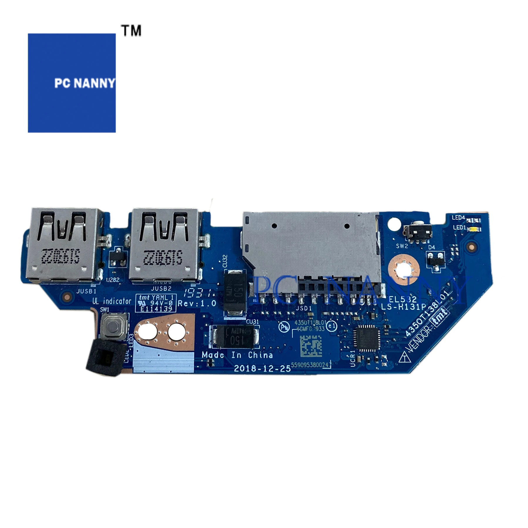 

Панель питания usb для lenovo S340-14API EL532 LA-H131P S340-14